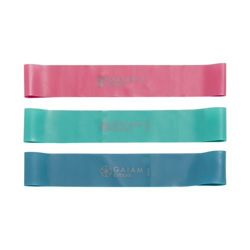 Gaiam Evolve Mini Loop Band - Kit de 3 Bandas Circulares