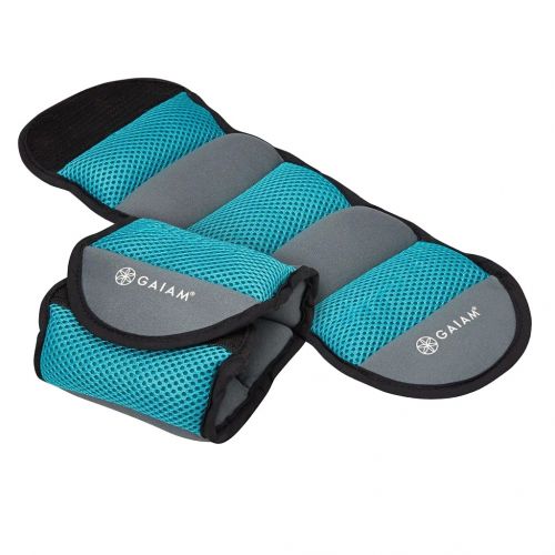 Gaiam Par de Tobilleras c/peso 2.26 Kg c/u