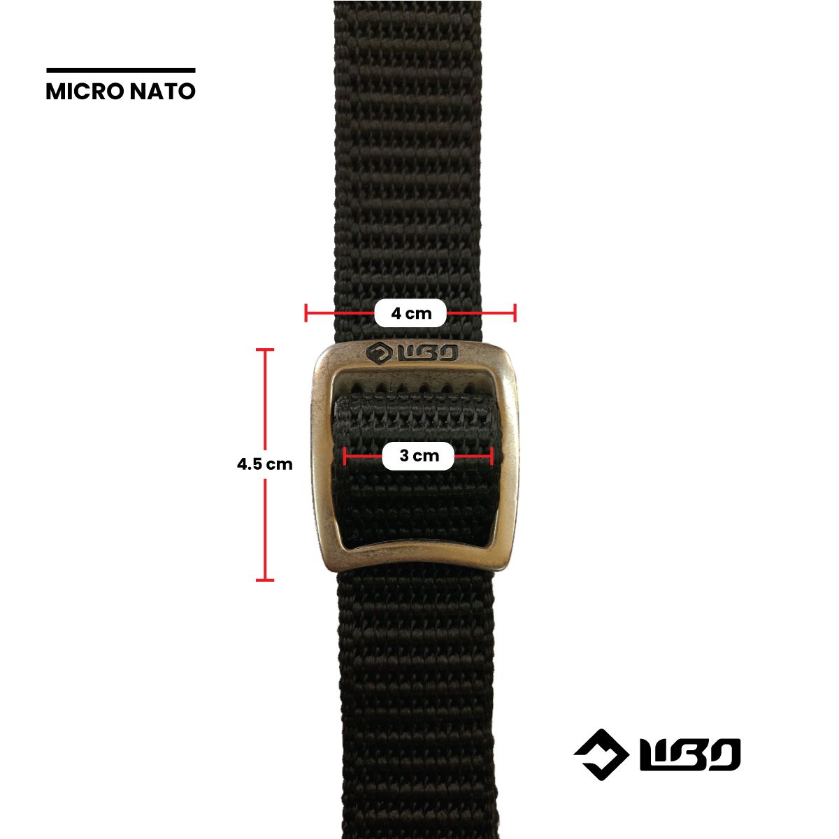 Libo Micro Nato Cinturón 30mm