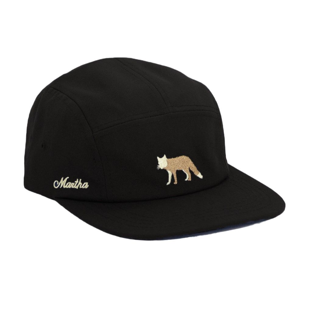 Martha Zorro Colorado 5-panels hat Black