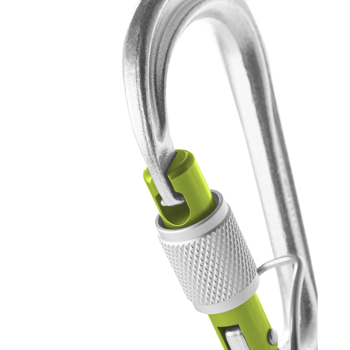 Edelrid HMS Bruce Steel Screw FG - clip anti giro