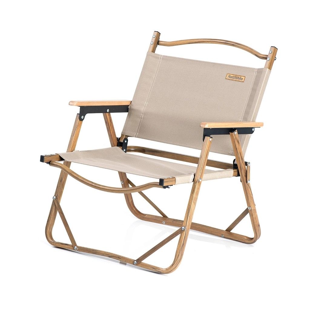 Naturehike-silla plegable con respaldo para acampar, sillas de