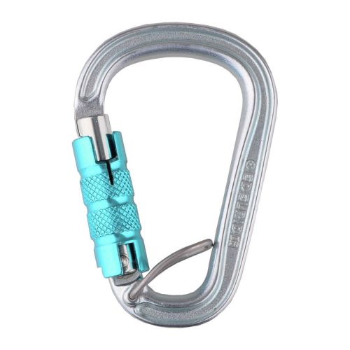 Edelrid HMS Bruce Steel Triple FG - clip anti giro
