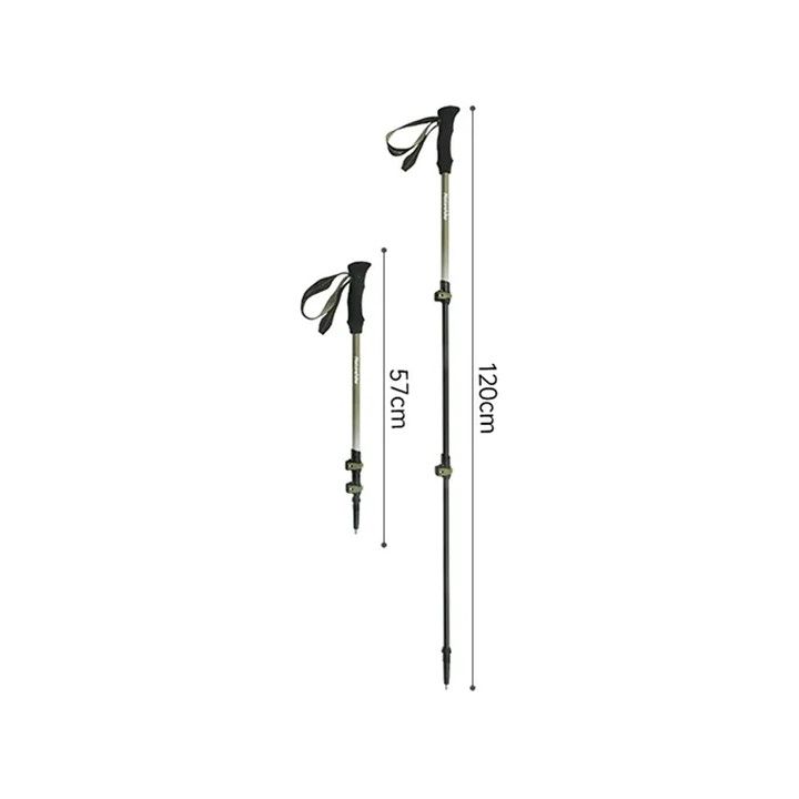Naturehike Bastones de Trekking de Fibra de Carbono 120cm