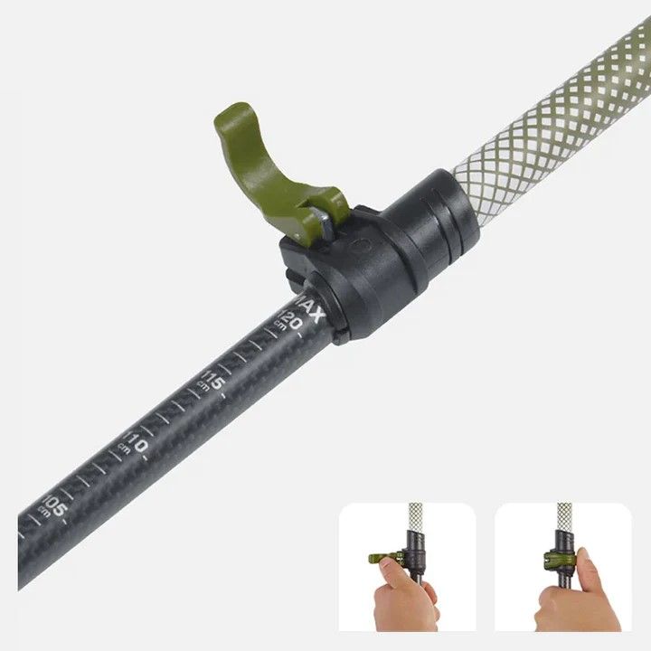 Naturehike Bastones de Trekking de Fibra de Carbono 120cm