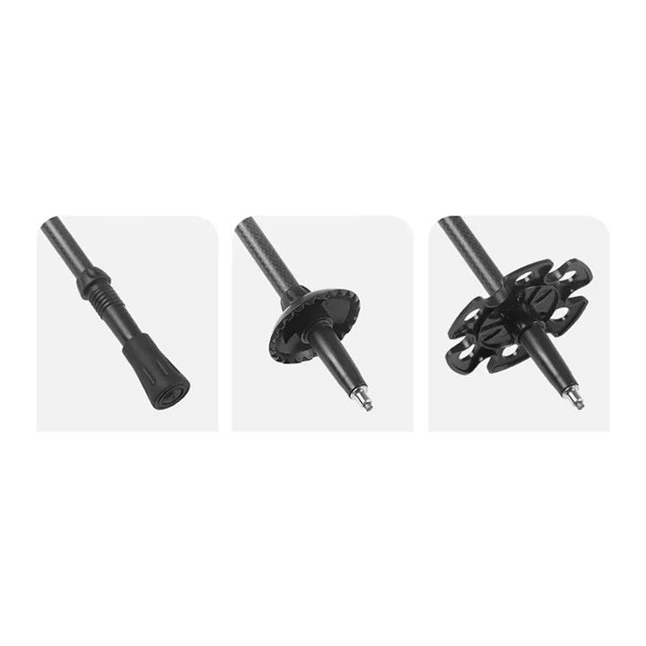 Naturehike Bastones de Trekking de Fibra de Carbono 120cm