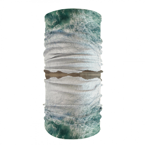 Salpa Cuello Olas Verdes Microfibra