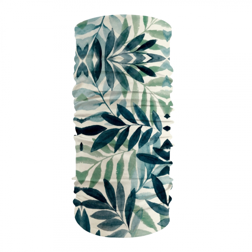 Salpa Cuello Hojas Verdes Microfibra
