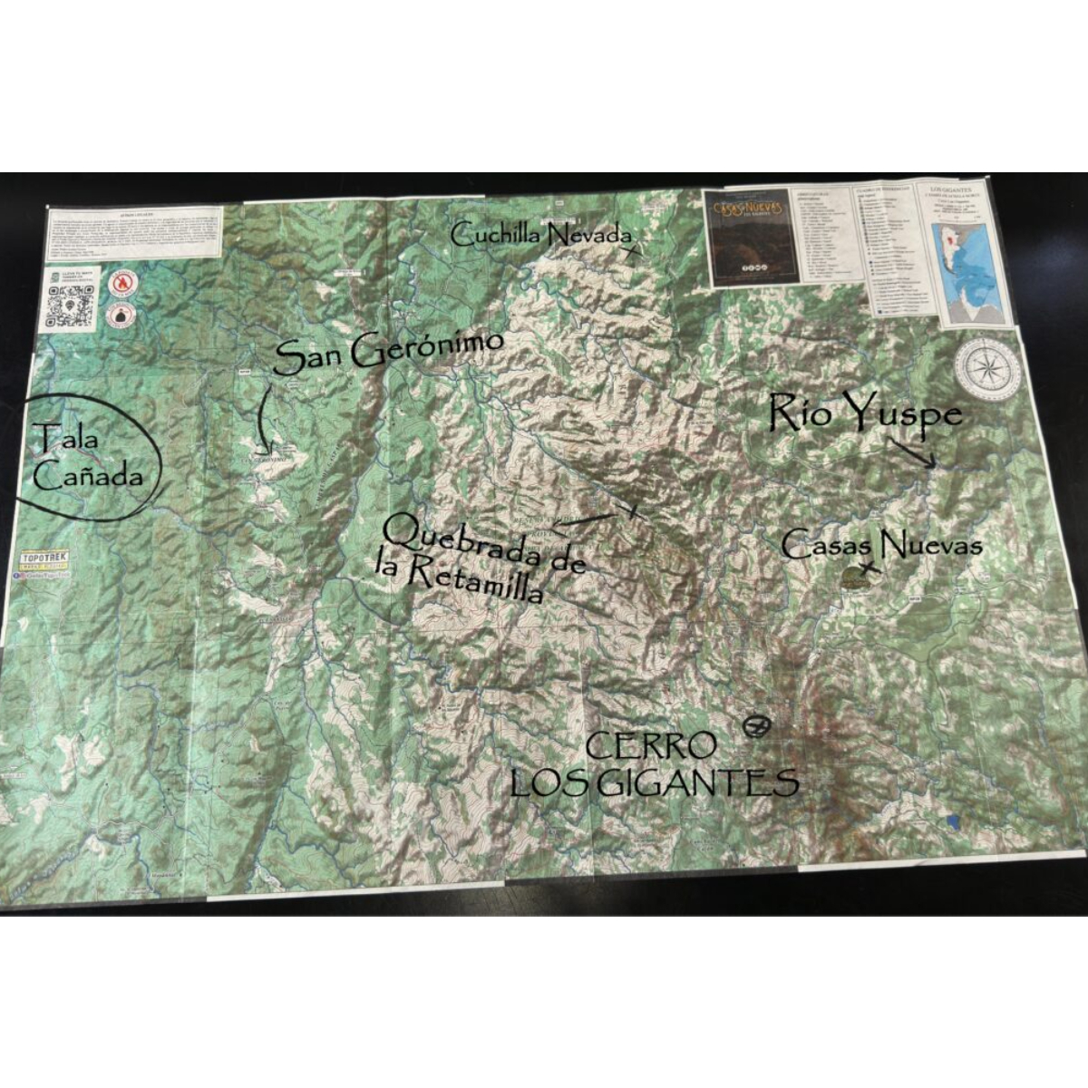 TopoTrek Los Gigantes y Zona Norte de las Sierras Grandes de Córdoba