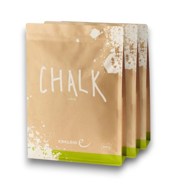 Edelrid Magnesio Chalk Loose 300g Pack x3