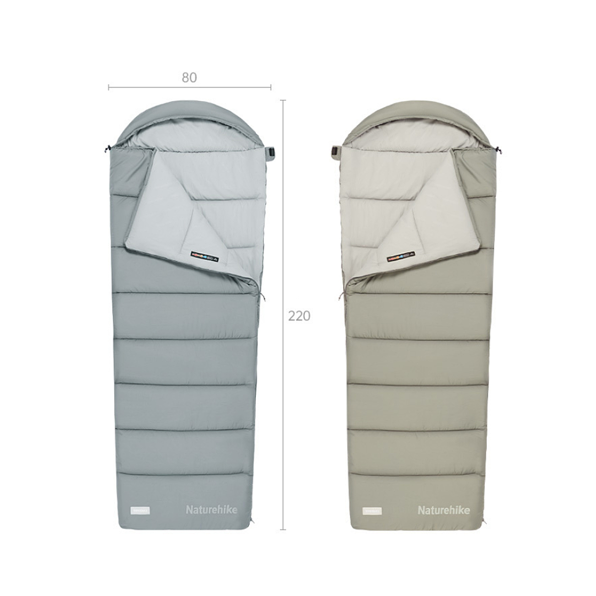 Naturehike Bolsa de Dormir Lavable MS500 (Límite -2.4°)