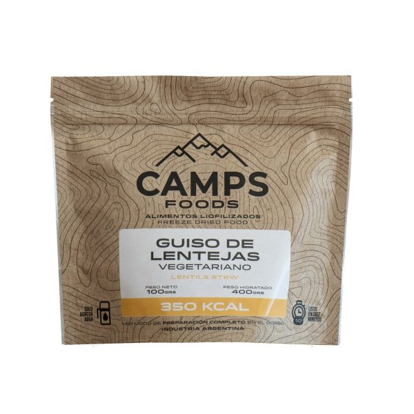 Camps Foods - Guiso de Lentejas Alimento liofilizado x 100gr