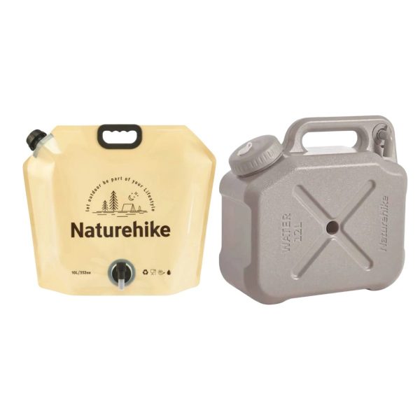 Naturehike Combo Bidón de Agua 12 L + Bidón de Agua Plegable 10 L