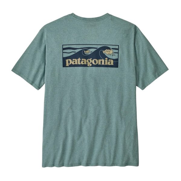Patagonia Boardshort Logo Remera con Bolsillo