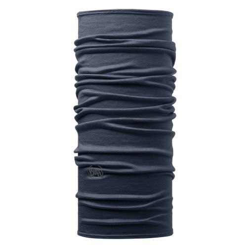 Buff Merino Wool Solid Denim