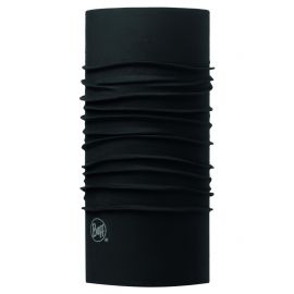 Buff Solid Black Slim Fit