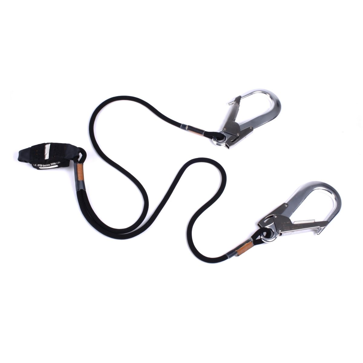 Edelweiss Absorb V Lanyard 150cm- con absorbedor y mosquetones de 60cm