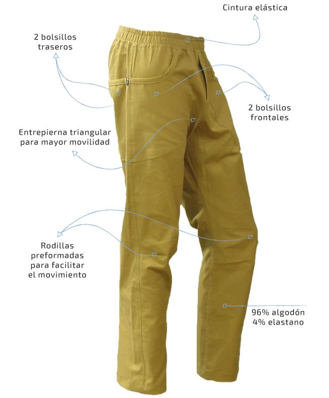 software compromiso jueves Epic Dinamo Pantalón de escalada - Naka Outdoors - Tienda de escalada