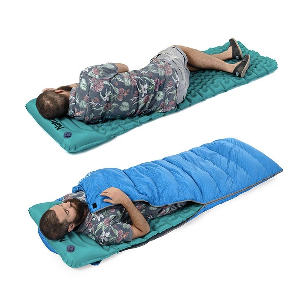 Colchoneta para dormir ultraligera para acampar: colchoneta inflable para  dormir, ligera y compacta, autoinflable, amplio colchón de camping aislado