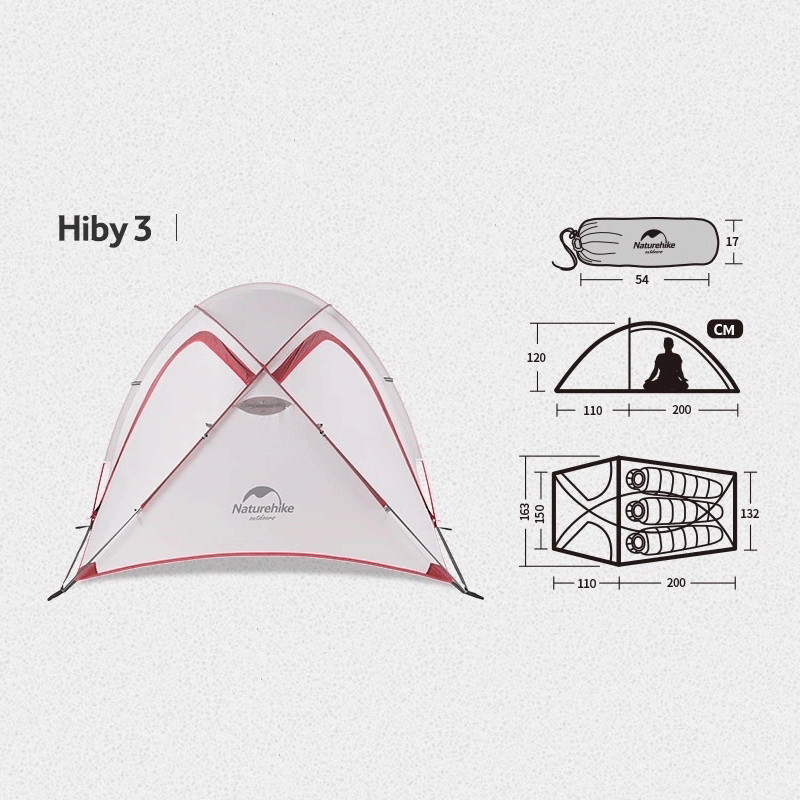 Carpa 3 personas Naturehike