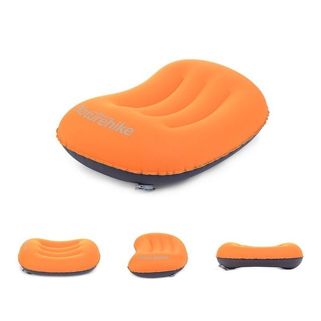 Naturehike-almohada de Camping autoinflable 3D, cojín de esponja  ultraligero, almohada inflable automática para viajes al aire libre -  AliExpress