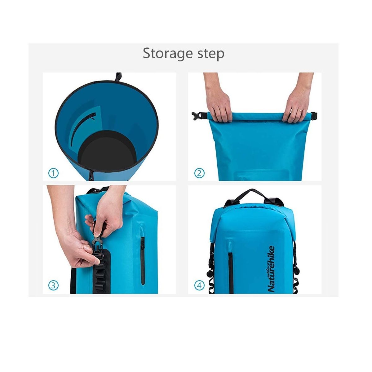 Naturehike Mochila Estanca con Separador de Ropa Mojada 20L - Naka Outdoors  - Tienda de escalada