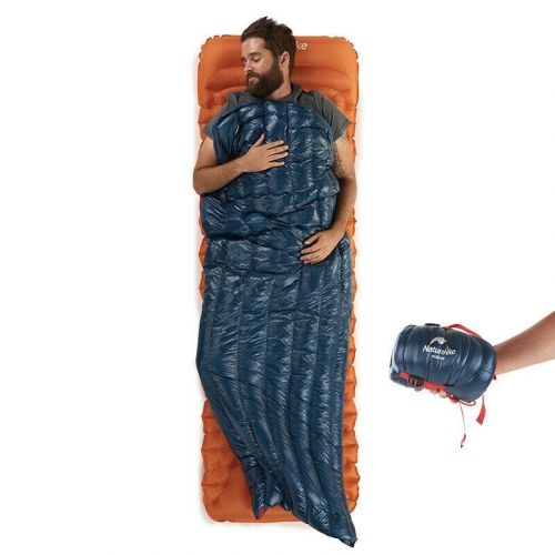 Lixada Saco de Dormir Ultraligero Compresible Multifuncional Saco de Dormir  Rectangular 190 * 75cm 680g : : Deportes y aire libre