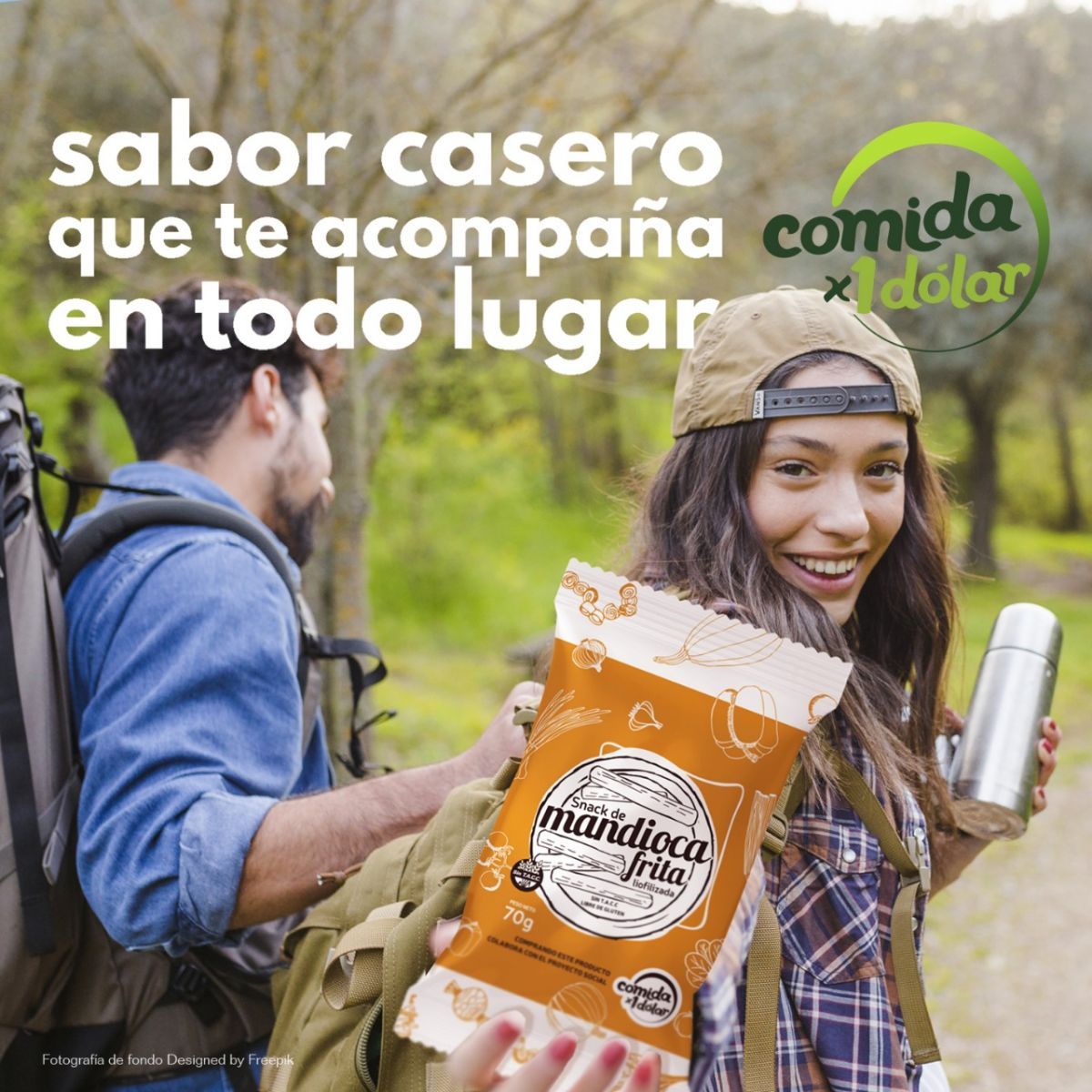 Pack x5 Conserva de Mandioca Lista Liofilizada