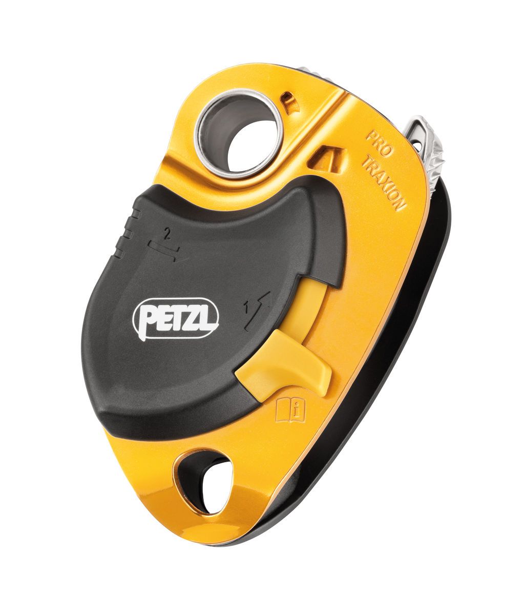 Petzl PRO Traxion - Polea de alto rendimiento con bloqueador