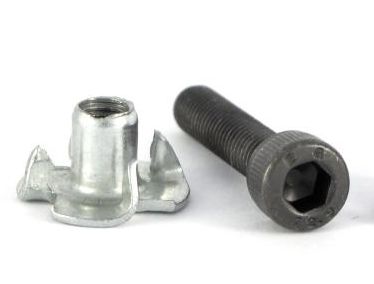 Set t-nut y tornillos allen para tomas de escalada por 100 unidades