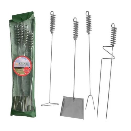 Spinit Set Parrillero 4 piezas c/funda M1510