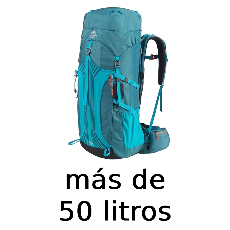 Más de 50 litros